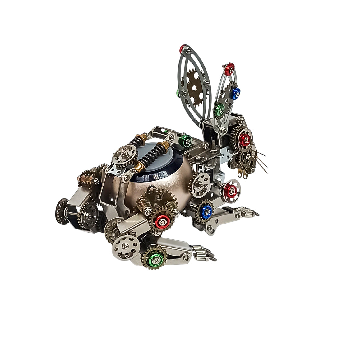 Steampunk Easter Bunny 3D Metal Puzzle Kit - 500+ Piece DIY Assembly Model with Hidden Egg Surprises 3D Puzzle Model Kit Diyengmod