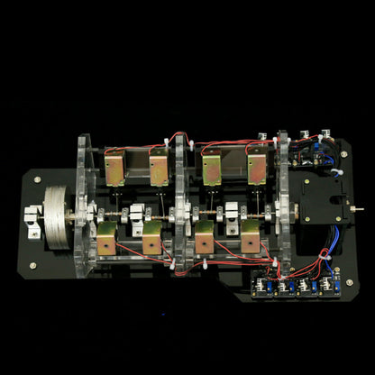 High Efficiency 8-Coil Electromagnet Engine Model for DIY Physical Experiments Engine Models Diyengmod