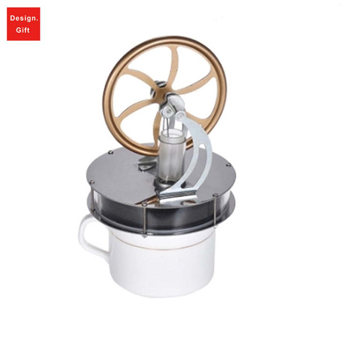 Educational LTD Low Temperature Stirling Engine Model with Flywheel for Experimental Learning and Play Stirling Engine Diyengmod