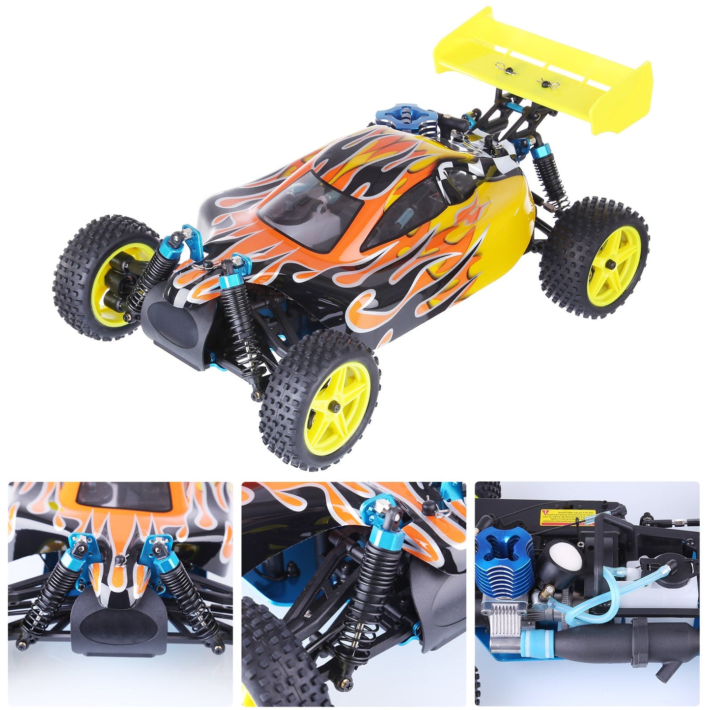 HSP 94166 Ready-to-Run 1/10 Scale 4WD Nitro Off-Road Buggy Truck RC Car Diyengmod