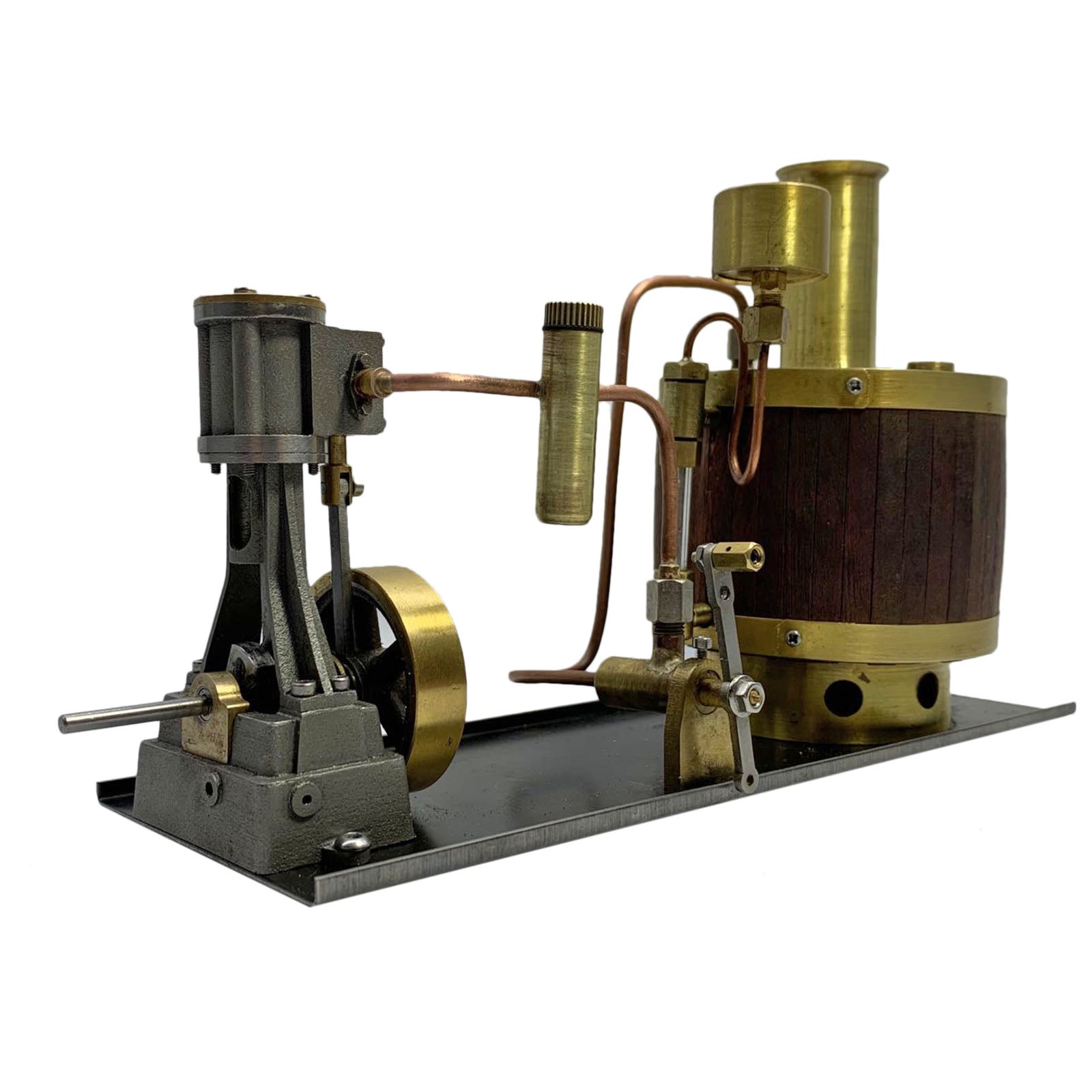 Compact Steam Engine Kit with Boiler for 50-100cm Model Ships Steam Engine Diyengmod