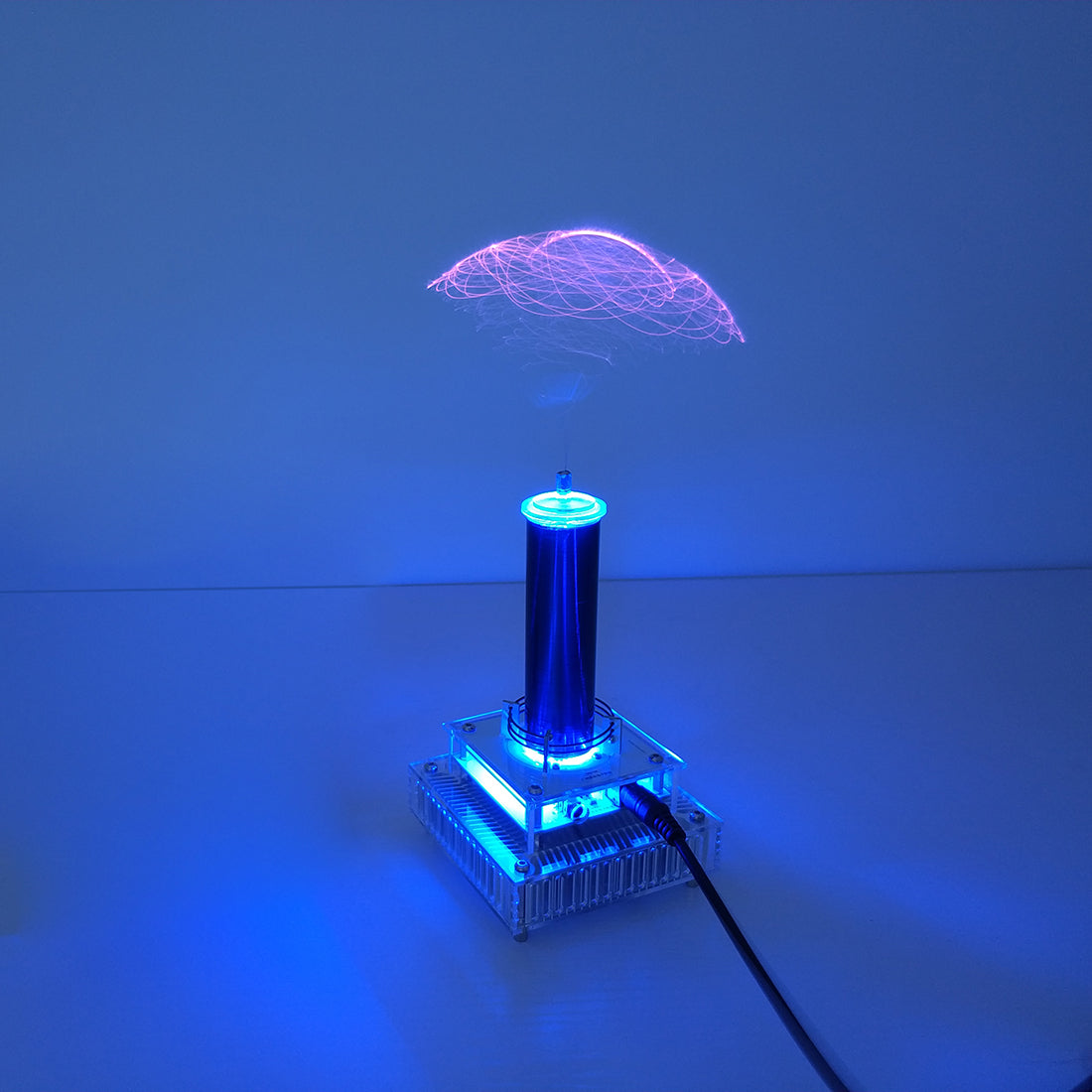 Wireless Bluetooth Plasma Speaker Tesla Coil with Musical Arc and Educational Experiment Features Engine Models Diyengmod