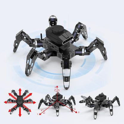 Bionic Metal Spider Robot Kit: Programmable DIY Intelligent Engineering Toy with Advanced Features Diyengmod