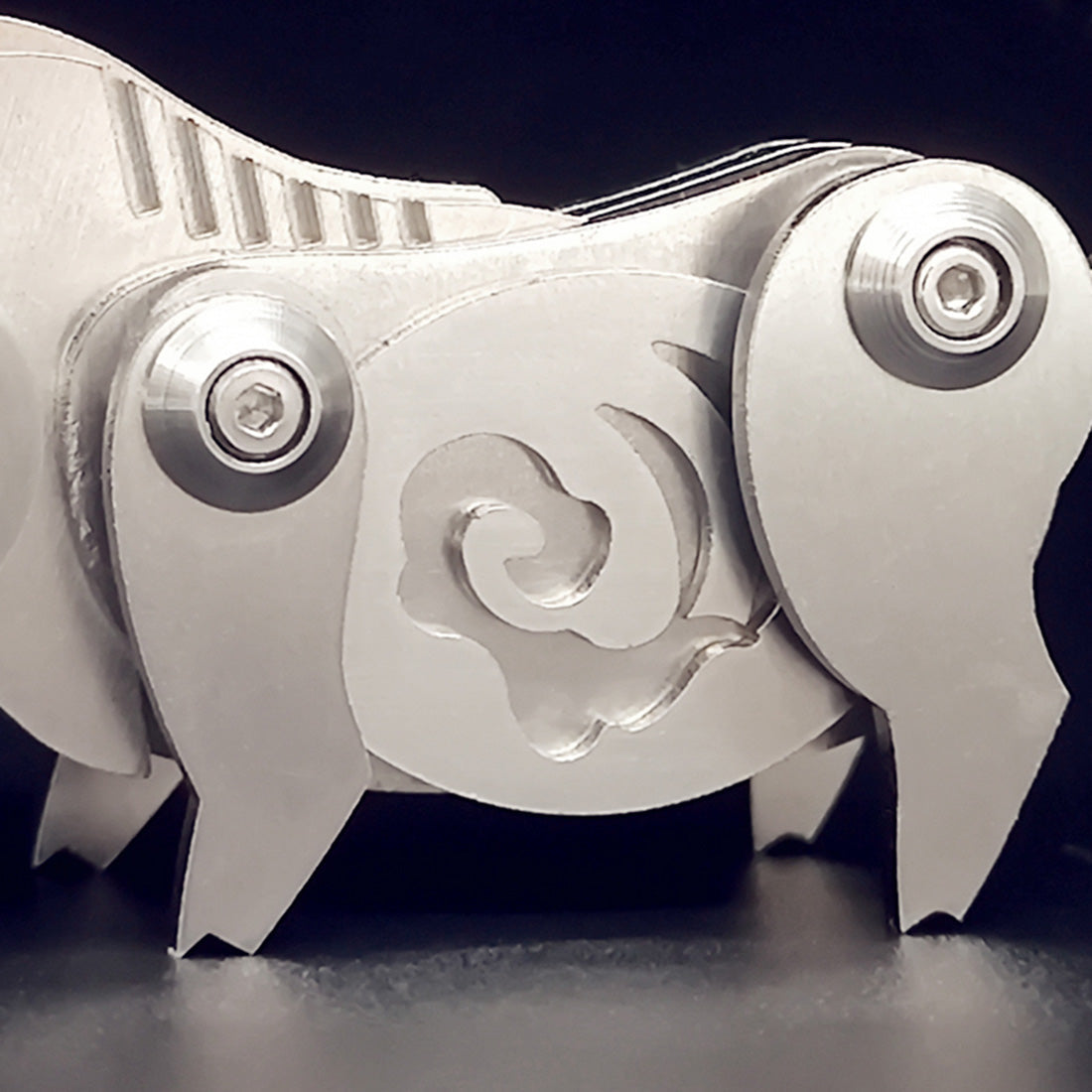 Mechanical Zodiac Pig 3D Metal Puzzle Kit - DIY Assembly Jigsaw Craft Gift 3D Puzzle Model Kit Diyengmod