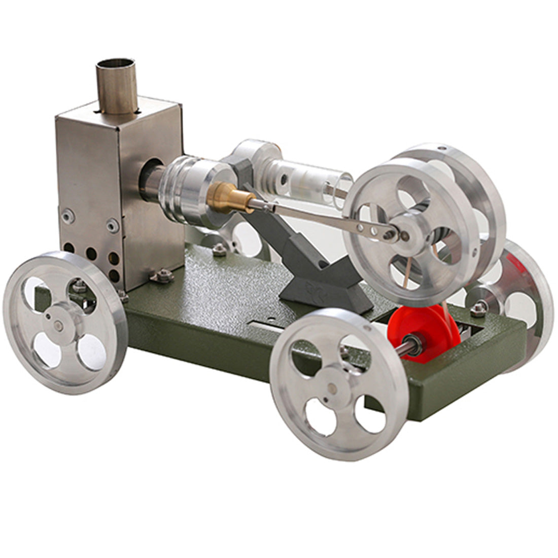 DIY Stirling Engine Car Model Kit - Assemble Your Own Working Engine Toy DIY Engine Diyengmod