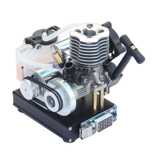 Level 15 Methanol Engine Power Generator Kit with Cooling System - DIY Eng Mod Engine Models Diyengmod