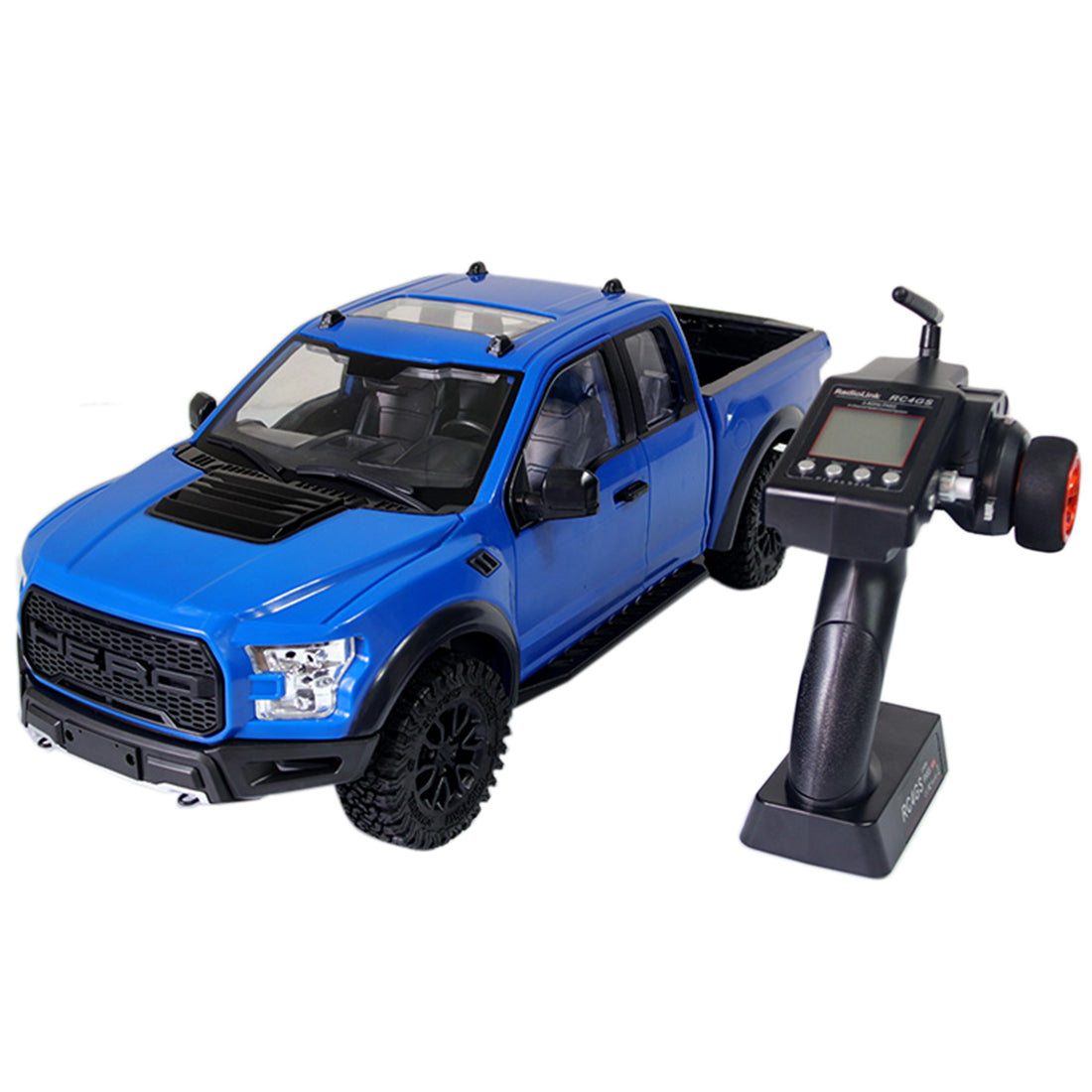 JDMODEL JDM-150 1/10 Scale 4WD RC Electric Pickup Truck - RTR Mini Car for Collectors RC Car Diyengmod Blue