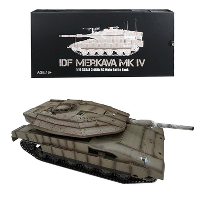 1/16 Scale Israeli Merkava-IV Remote Control Infrared Combat Tank - Ultimate DIY Battle Experience RC Tank Diyengmod