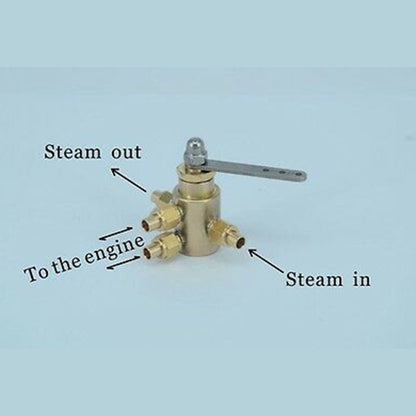 Dual-Function Control Valve for Steam Engine Model Steam Engine Diyengmod