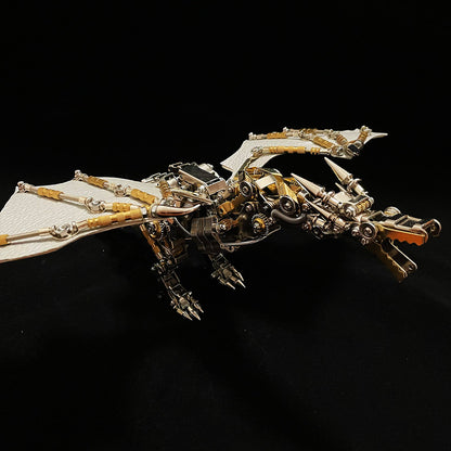 Steampunk Flying Dragon 3D Metal Assembly Model Kit - 600+ Pieces DIY Craft 3D Puzzle Model Kit Diyengmod