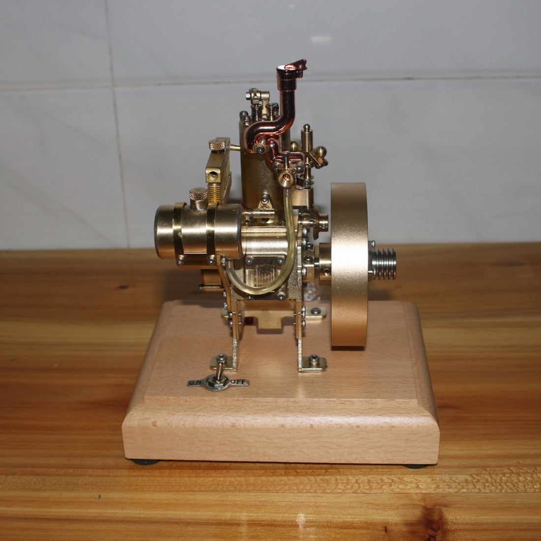 H73 2.6cc Vertical Single Cylinder 4-Stroke OHV Gas Engine Model with Governor - Mini Water-Cooled Internal Combustion Engine Engine Models Diyengmod