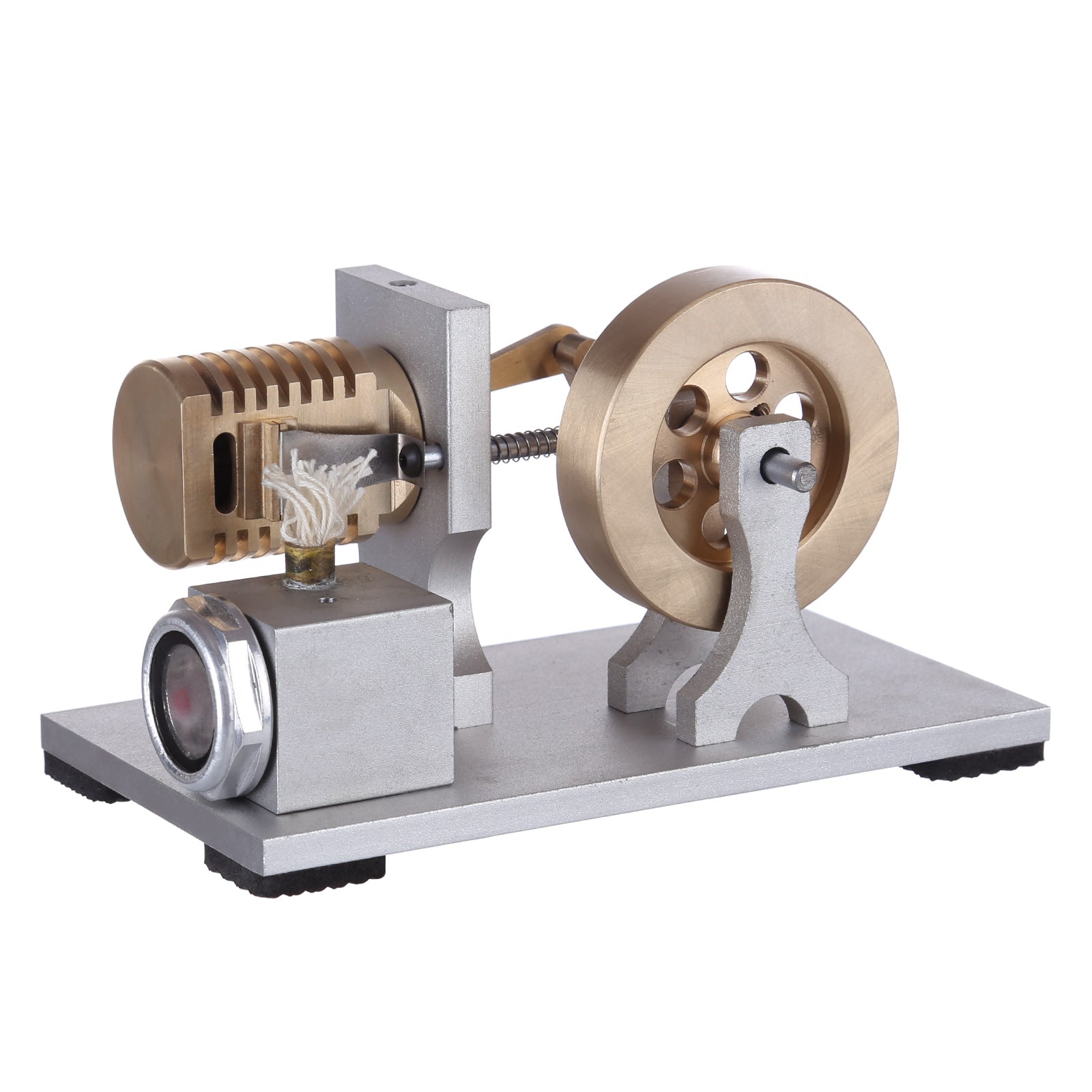 Customized Single Cylinder Flame Eater Stirling Engine Model with Double Bearing Support Stirling Engine Diyengmod