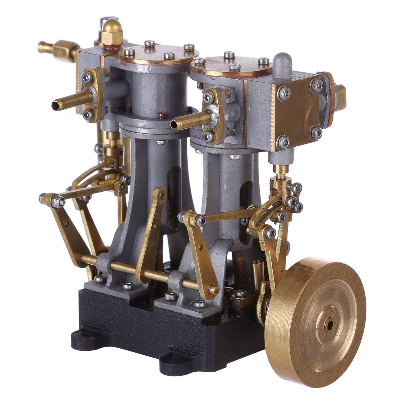 Compact Double-Cylinder Steam Engine with Reversing Mechanism for DIY Model Ships and RC Boats Steam Engine Diyengmod