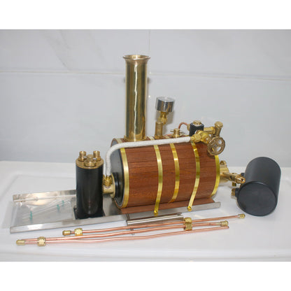 200ml High-Efficiency Steam Boiler Model Kit for Steam Engines and Model Boats - DIY Engineering Model Steam Engine Diyengmod