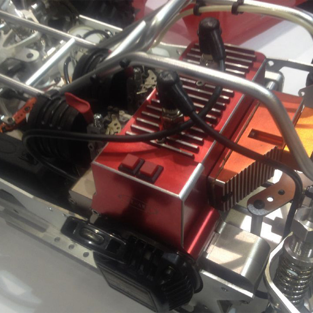 60cc Inline Double-Cylinder Gas Engine for 1/5 Scale RC Cars - HPI BAJA LOSI 5T RC Engine Diyengmod