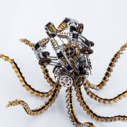 Steampunk Mechanical Octopus 3D Metal Puzzle Model Kit - 1060PCS DIY Home Decor Gift 3D Puzzle Model Kit Diyengmod