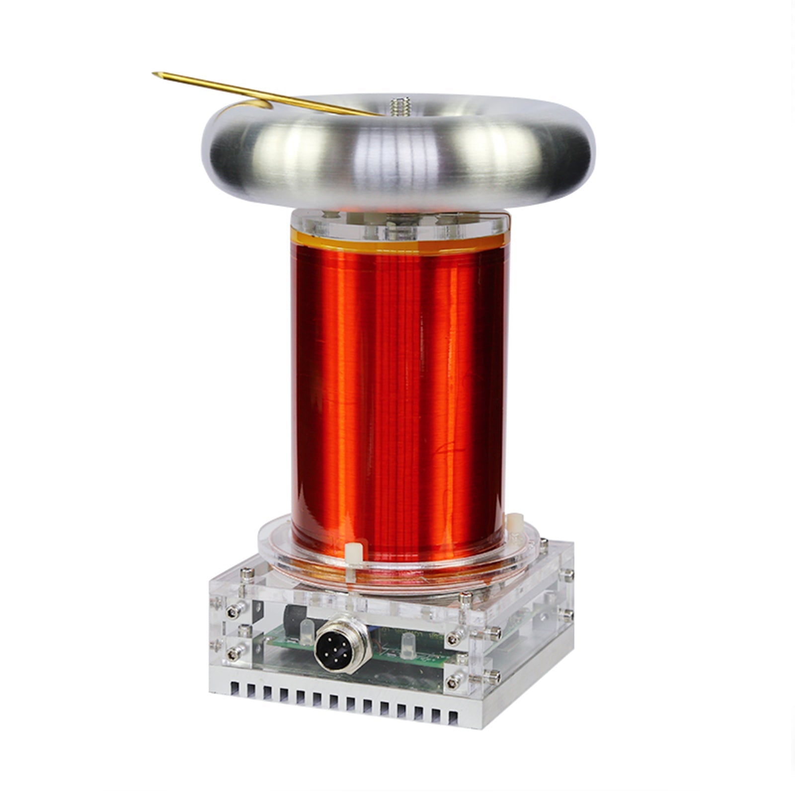 High-Tech Musical Tesla Coil with Integrated Arc Discharge for Educational and Demonstration Purposes Engine Models Diyengmod