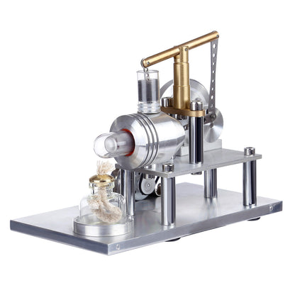 DIY Hot Air Stirling Engine Model Kit - Educational Build Your Own Stirling Engine Toy Stirling Engine Diyengmod