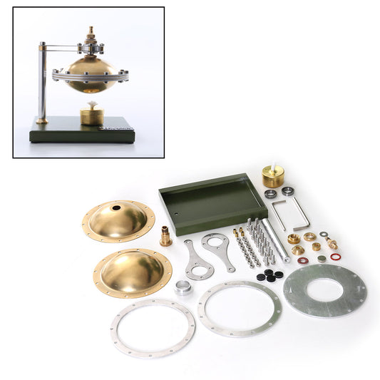 UFO-Inspired Suspension Steam Engine DIY Kit with Copper Boiler and Alcohol Burner Steam Engine Diyengmod