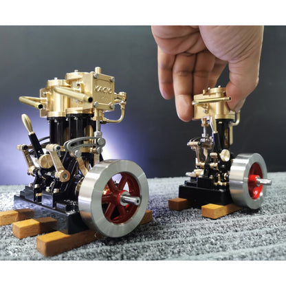 KACIO LS2-14 Double Cylinder Steam Engine Model for 80cm+ Model Ships Steam Engine Diyengmod