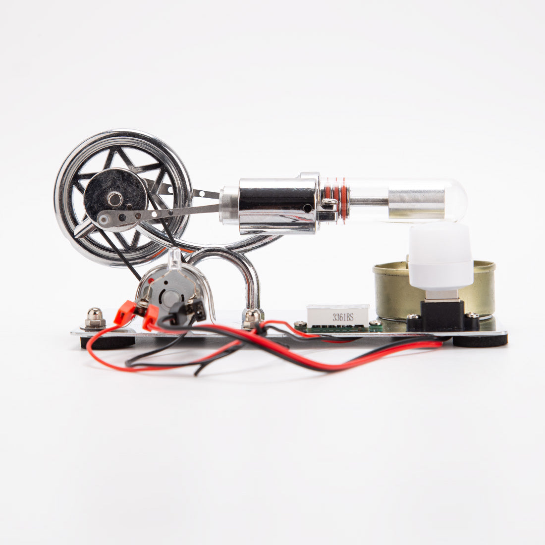 ENJOMOR γ-Type Hot Air Stirling Engine DIY Assembly Kit - Educational STEM Model Gift Stirling Engine Diyendmod