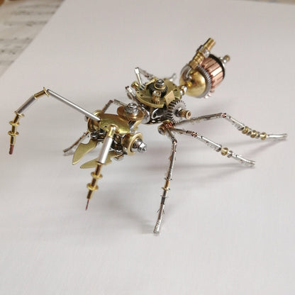 Steampunk 3D Metal Ant Assembly Model Kit - 190-Piece Puzzle 3D Puzzle Model Kit Diyengmod