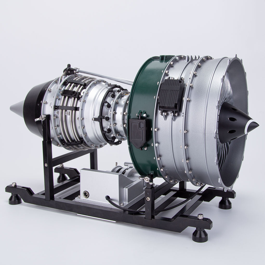 Build Your Own Working Turbofan Engine Model - TECHING 1/10 Full Metal Dual-Spool Jet Engine Kit with 1000+ Pieces - DiyEngMod