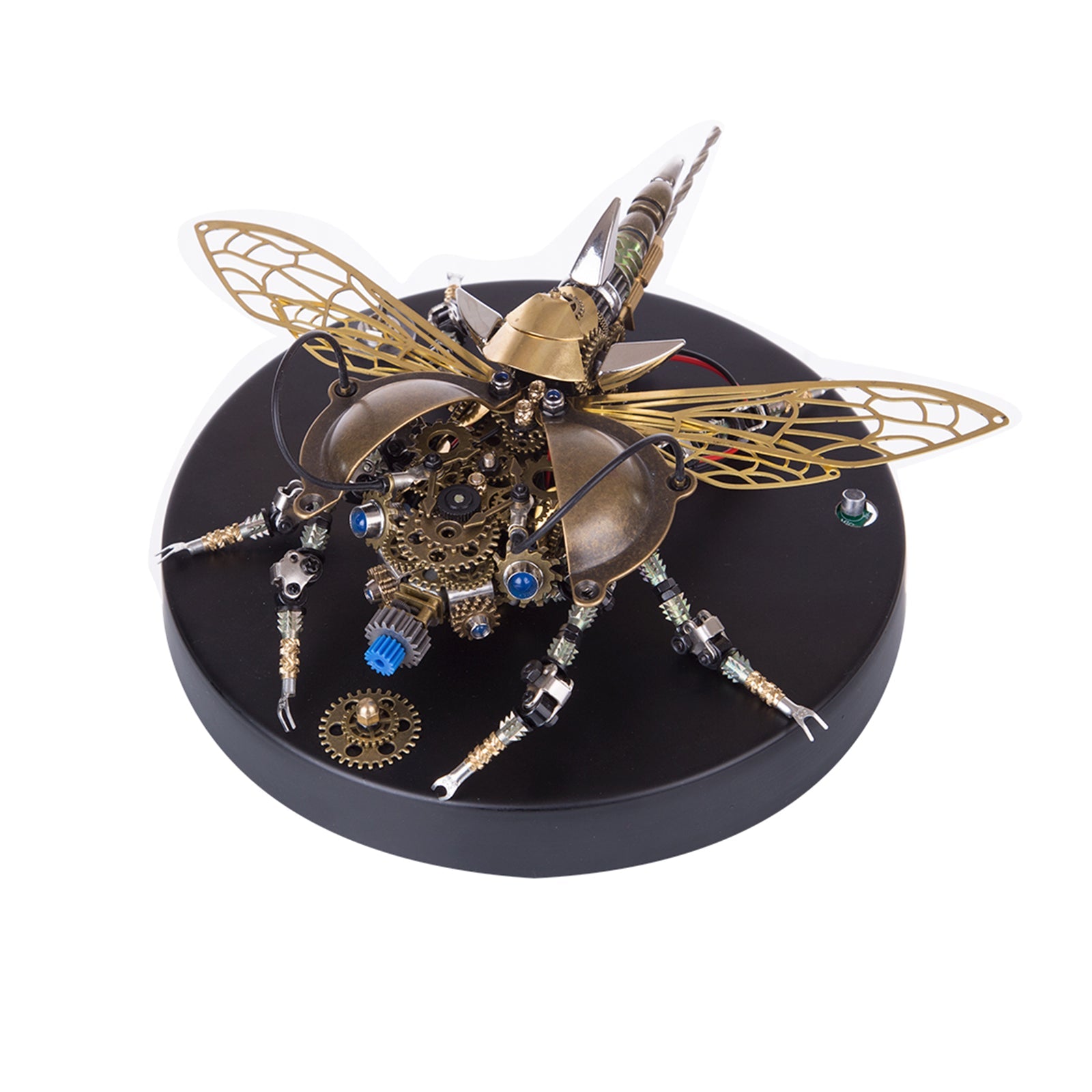 Mechanical 3D Beetle Puzzle Kit with Voice Control and Light - DIY Metal Craft for Creative Minds DIY Engine Diyengmod