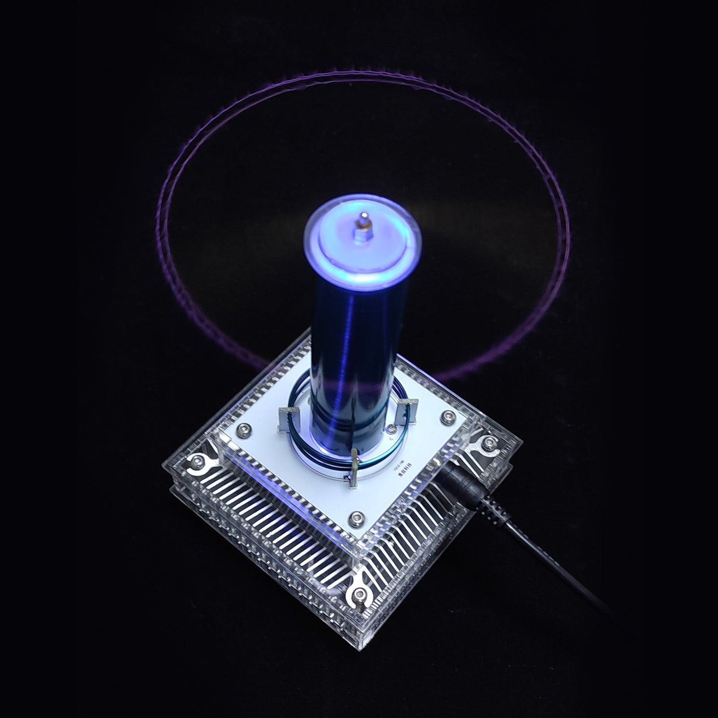 Wireless Bluetooth Plasma Speaker Tesla Coil with Musical Arc and Educational Experiment Features Engine Models Diyengmod