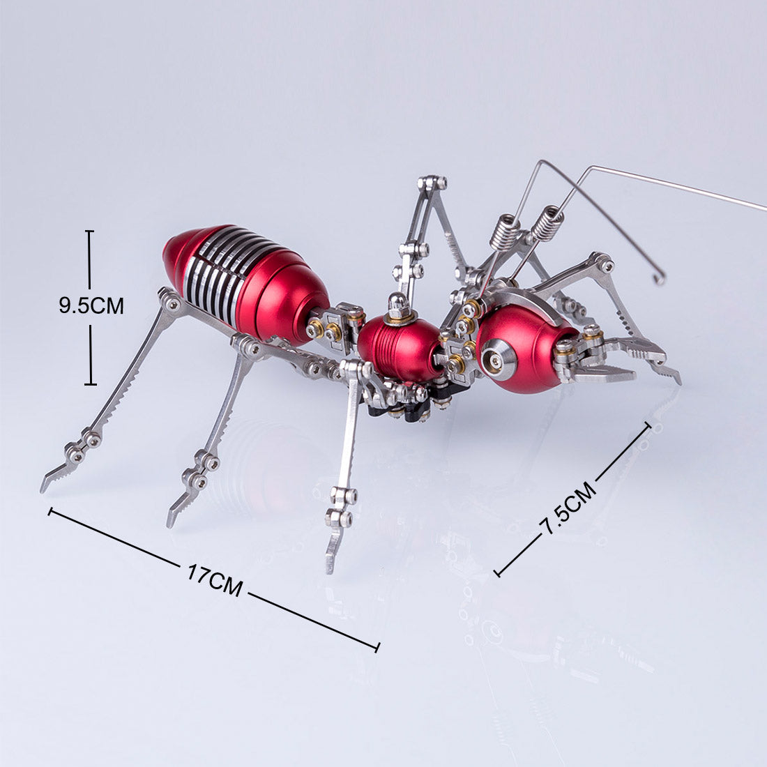 DIY 3D Metal Ant Model Assembly Kit - 100 Piece Jigsaw Puzzle 3D Puzzle Model Kit Diyengmod