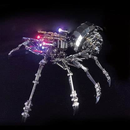 Metal Spider 3D Puzzle DIY Model Kit - 203-Piece Creative Gift 3D Puzzle Model Kit Diyengmod