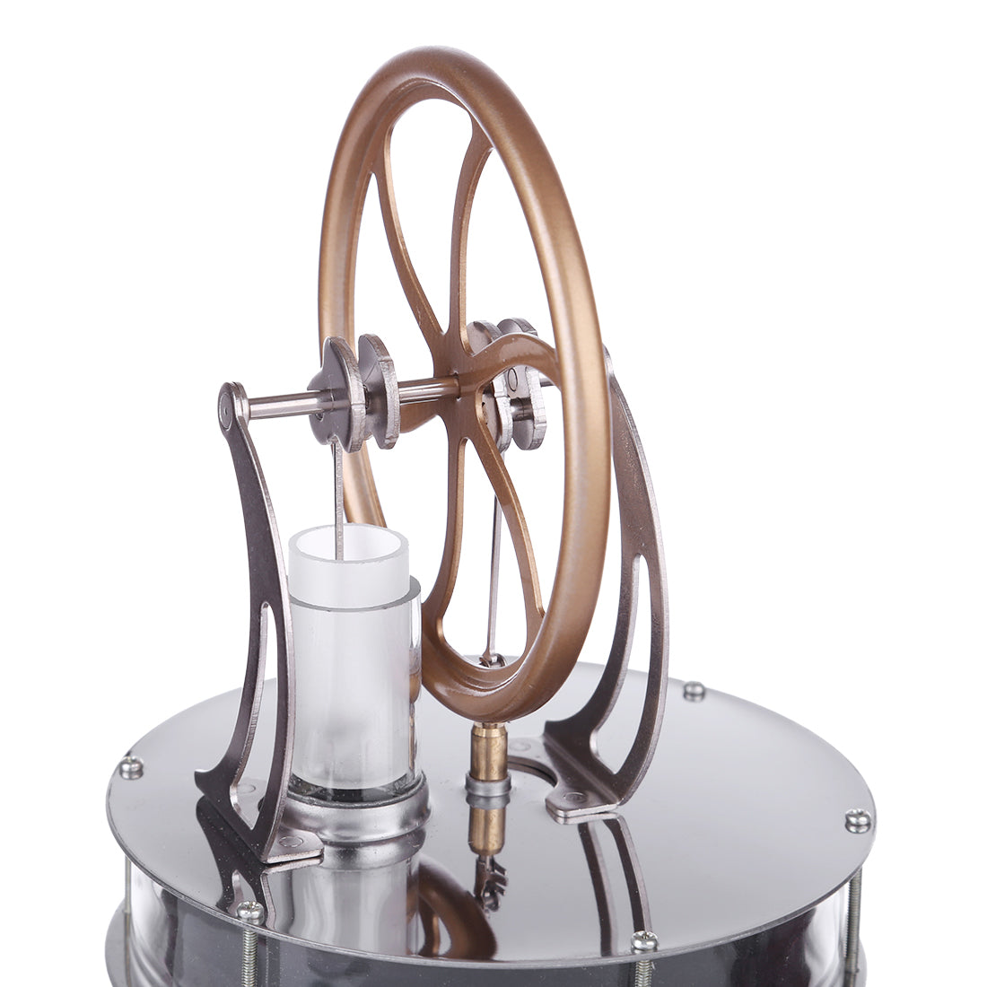 Educational LTD Low Temperature Stirling Engine Model with Flywheel for Experimental Learning and Play Stirling Engine Diyengmod