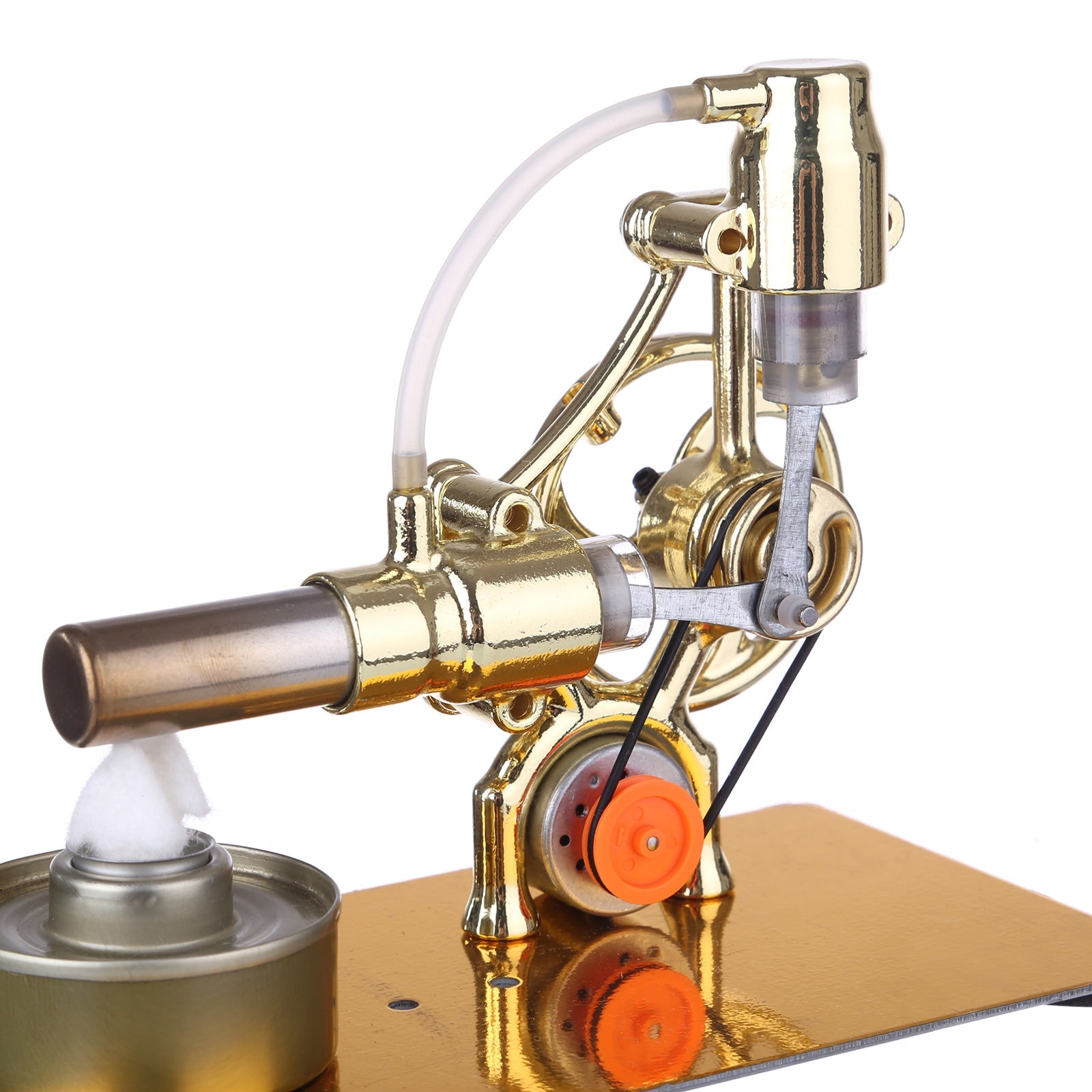 Single Cylinder Balance Stirling Engine Science Experiment Kit - DIY Educational Model Single Cylinder Stirling Engine Diyengmod