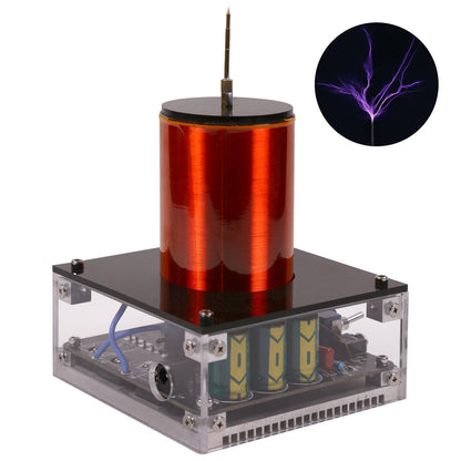 Wireless Mini Tesla Coil Speaker - Bluetooth-Enabled Musical Plasma Generator Engine Models Diyengmod