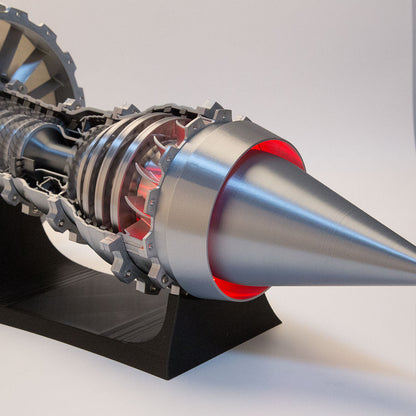 SKYMECH TRENT900 1/15 Scale 3D Printed Functional Turbofan Engine Model (Electric Light Ready-to-Run) Engine Models Diyengmod