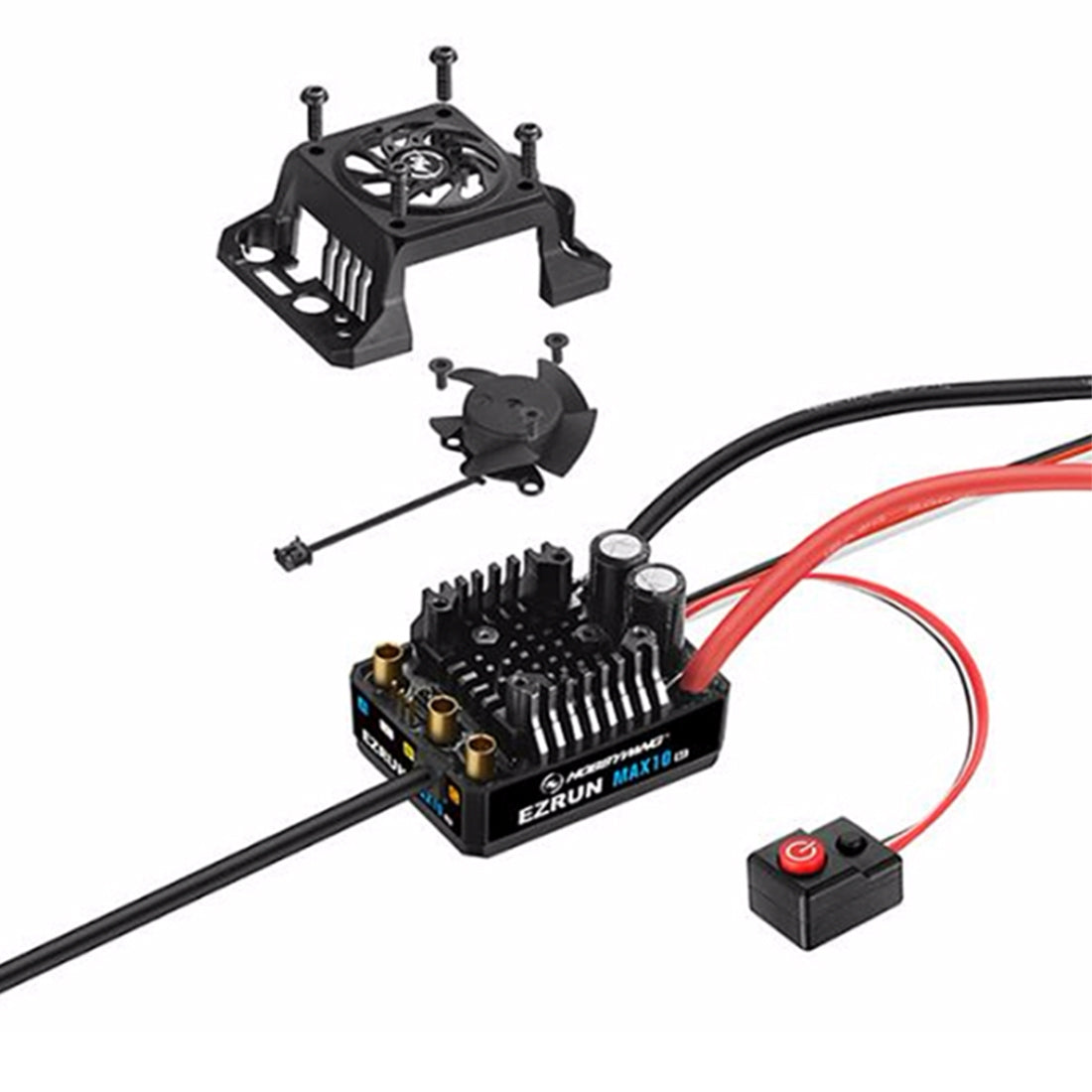 HW EzRun MAX10 G2+3652 G3 3300KV Sensored Brushless Power System with Motor, ESC, and Extension Wire RC Car Diyengmod