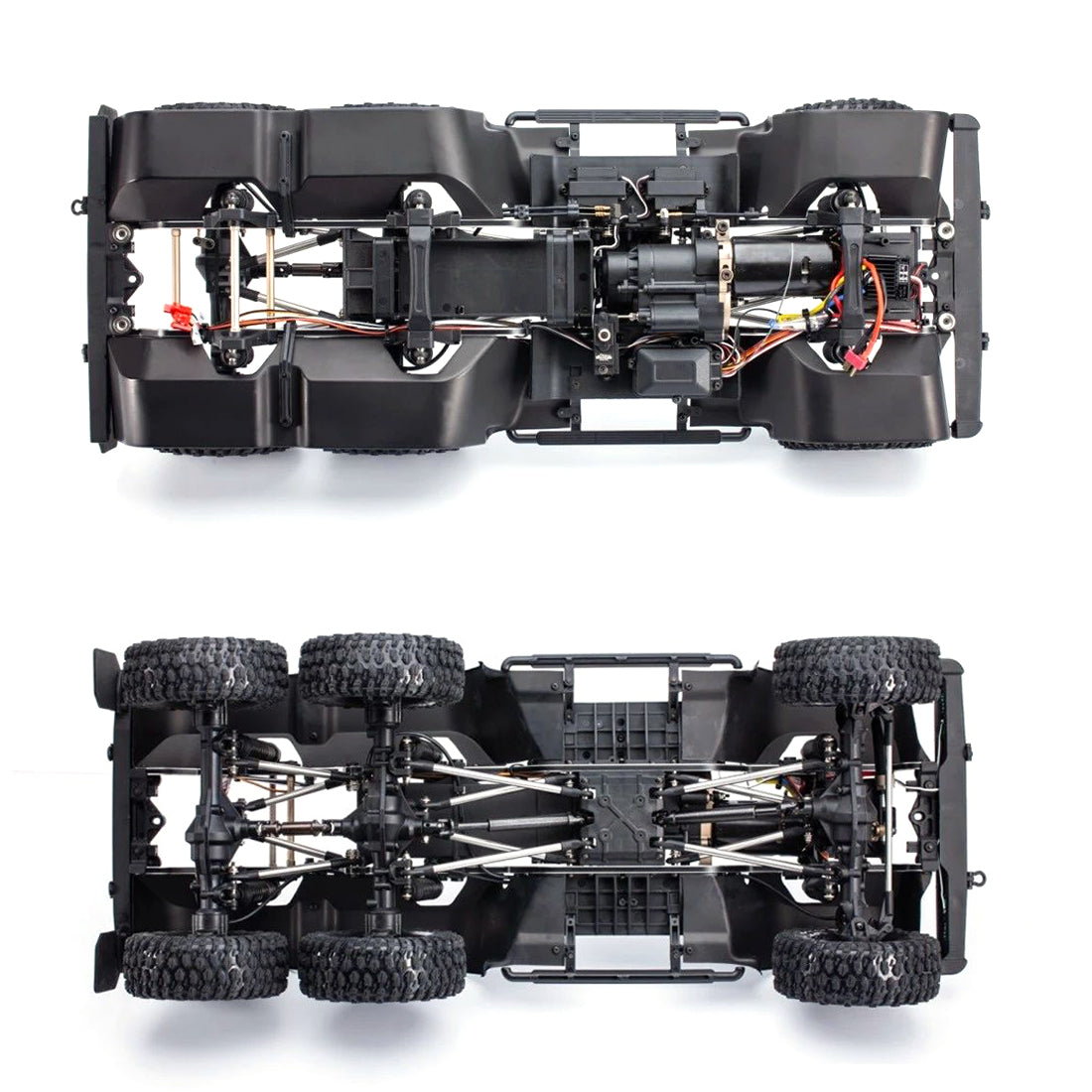 6-Wheel Off-Road RC Pickup Truck with Differential Lock and Linkage Lights - YK 6101 1/10 Scale Model Car RC Car Diyengmod