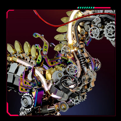 Cyberpunk 3D Metal Dragon Model Kit - DIY Assembly Art Craft for All Ages (2030+ PCS) 3D Puzzle Model Kit Diyengmod