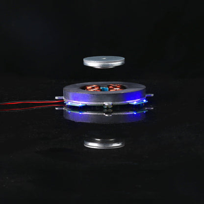 DIY Magnetic Levitation Display Kit with LED Light - 500g Capacity Rotating Module Engine Models Diyengmod