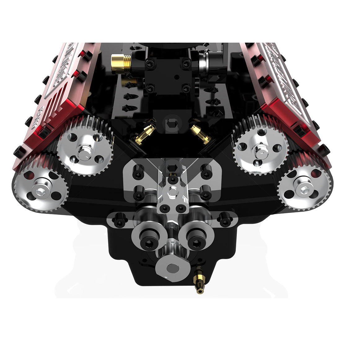 TOYAN FS-V800 28cc Nitro V8 Engine Kit - Build Your Own High-Performance Model Engine for RC Vehicles RC Engine Diyengmod