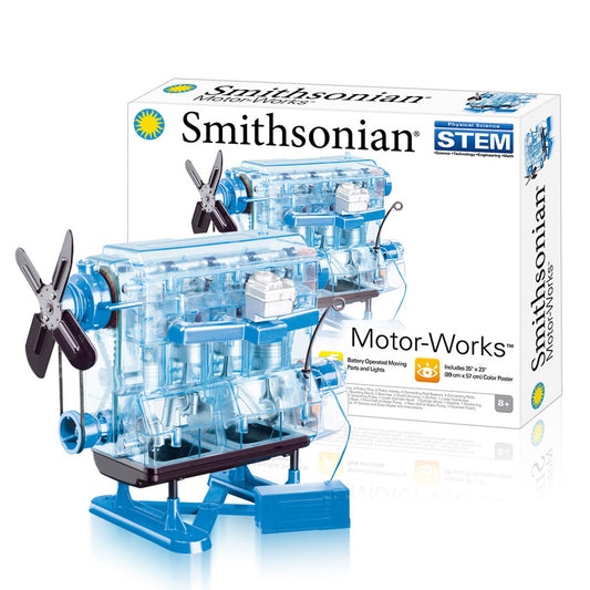 Build Your Own 4-Cylinder Combustion Engine Model Kit - Smithsonian Motor Works Advanced Science DIY Kit DIY Engine Diyengmod