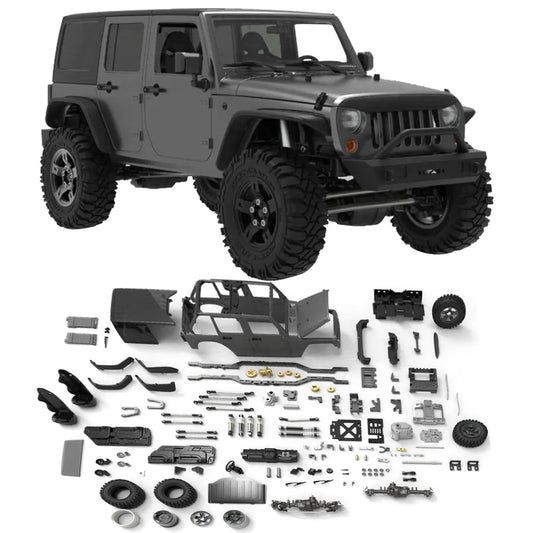 CAPO CUB2 1/18 Metal 4WD Electric Off-road Climbing RC Car Model Kit RC Car Diyengmod No Electronic Equipment