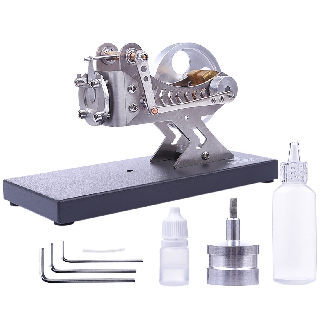 Steam-Powered Vacuum Engine Model Kit - Educational Flame Engine Toy Vacuum Engine Diyengmod