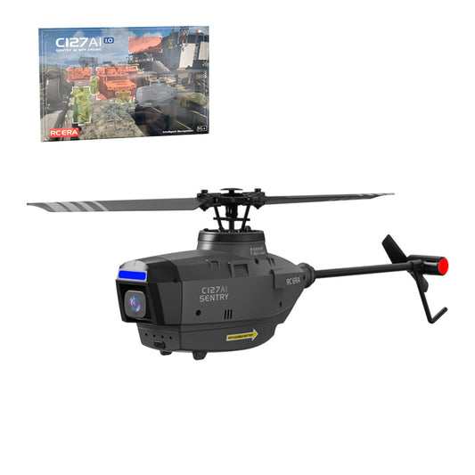 C127AI Brushless RC Helicopter Drone, 2.4G 4CH Scout Model with 1080P Camera (RTF Version/Black) RC Airplane Diyengmod