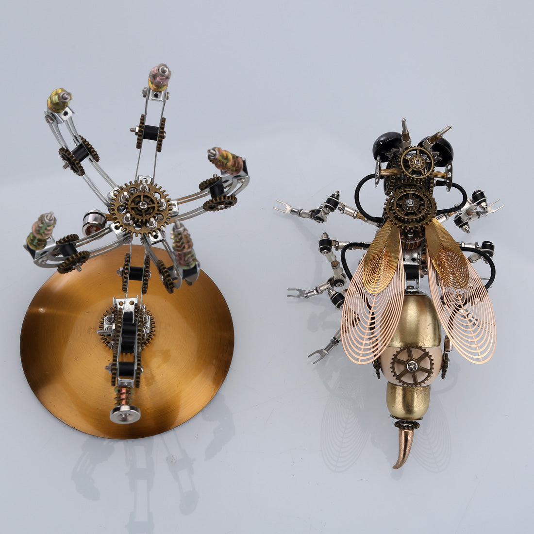 Mechanical Wasp Steampunk Building Kit - 627PCS Metal DIY Model 3D Puzzle Model Kit Diyengmod