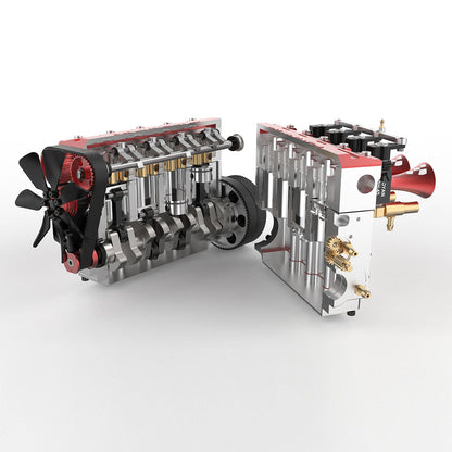 TOYAN FS-L400 14cc 4-Stroke Inline 4 Cylinder Nitro Engine Model - Pre-Assembled Version RC Engine Diyengmod