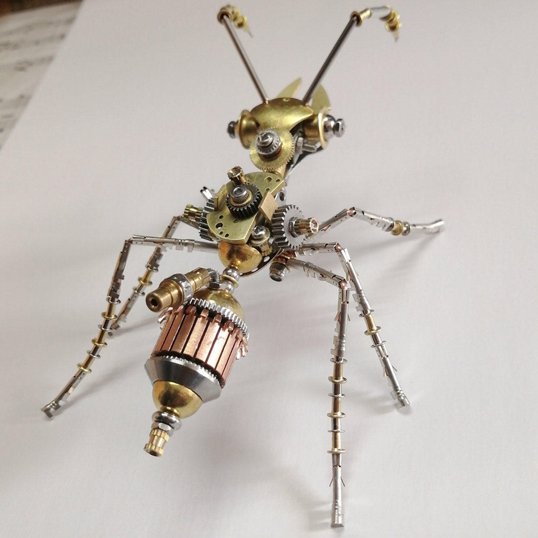 Steampunk 3D Metal Ant Assembly Model Kit - 190-Piece Puzzle 3D Puzzle Model Kit Diyengmod