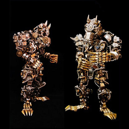 Hyperrealistic 3D Metal Werewolf Assembly Kit - 2000+ Piece DIY Model Set 3D Puzzle Model Kit Diyengmod