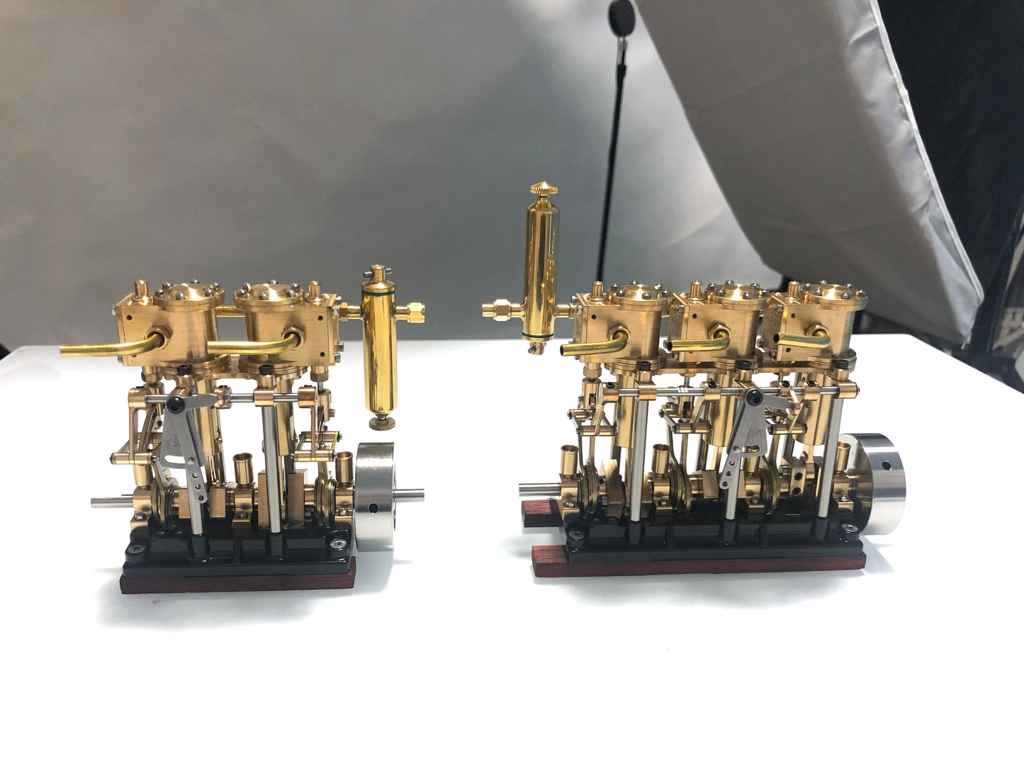 KACIO LS3-13S Compact 3-Cylinder Reciprocating Steam Engine for Model Boats with Reverse Function Steam Engine Diyengmod