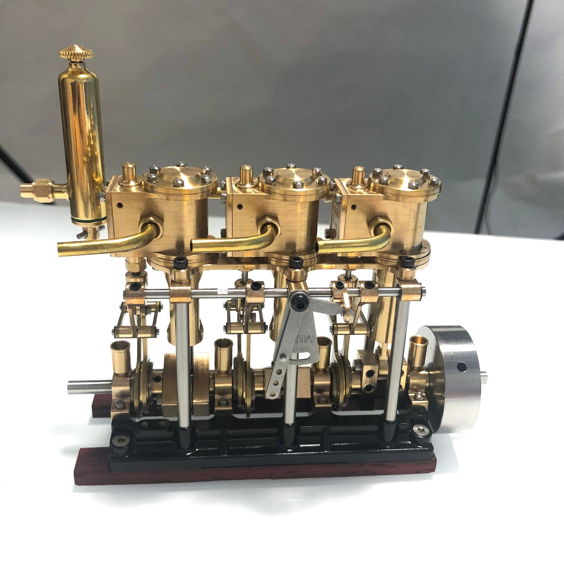 KACIO LS3-13S Compact 3-Cylinder Reciprocating Steam Engine for Model Boats with Reverse Function Steam Engine Diyengmod